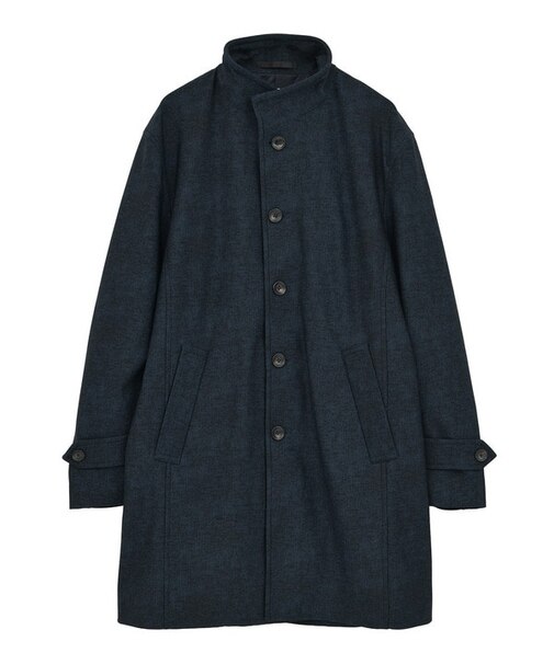 スタイリッシュ スタンドカラーコート