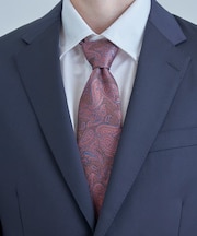 【TIE YOUR TIE /タイユアタイ】配色ペイズリー柄ネクタイ