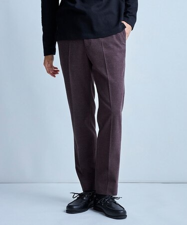 T/Rミルドサージスリムイージーパンツ