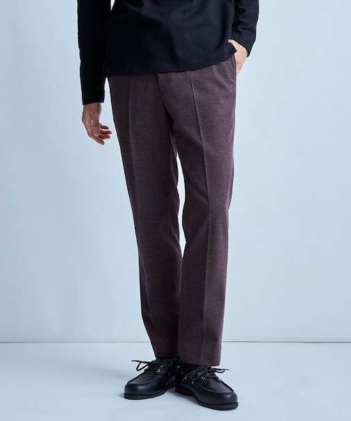 T/Rミルドサージスリムイージーパンツ