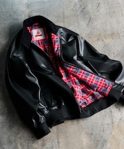 【BARACUTA/バラクータ】別注フェイクレザーG9ハリントンジャケット