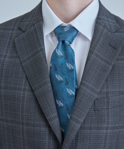 【TIE YOUR TIE /タイユアタイ】フローラル柄ネクタイ