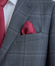 ジオメトリック柄シルクチーフ