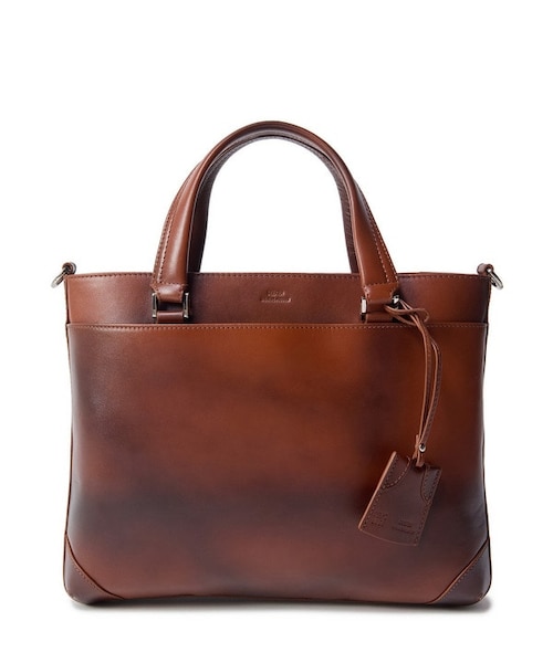 SEEKER/シーカー】別注 ムラレザー2WAYブリーフケース｜メンズビギの