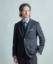 ミックスヤーン/ホップサックテーラードジャケット