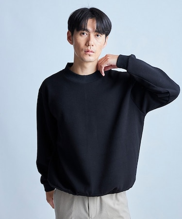 起毛ポンチスエット