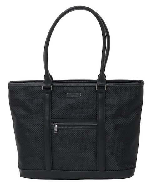 編み込み風 ビジネストートバッグ