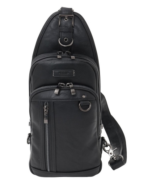 フェイクレザー ボディバッグ