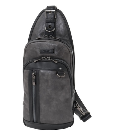 フェイクレザー ボディバッグ