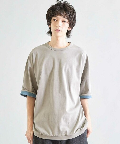 Wフェイス裏メッシュ5分袖T