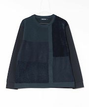 ダンボール素材×フロント異素材クレイジーニット