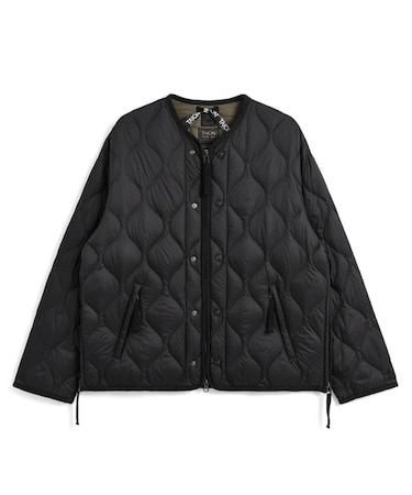 【TAION】ミリタリー M65 ライナーWジップ ショートダウンジャケット-ソフトシェル