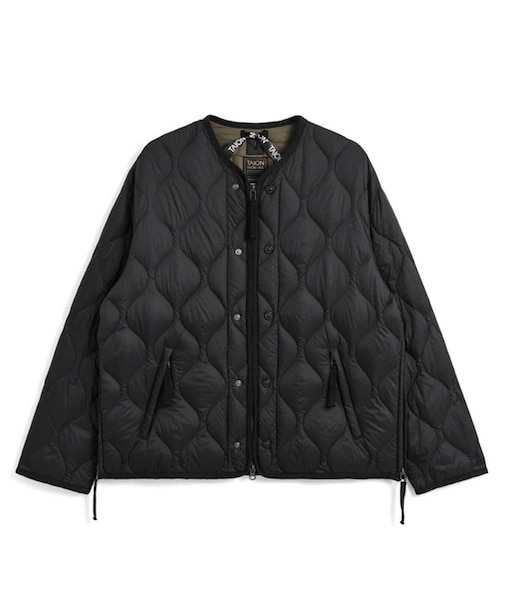 【TAION】ミリタリー M65 ライナーWジップ ショートダウンジャケット-ソフトシェル