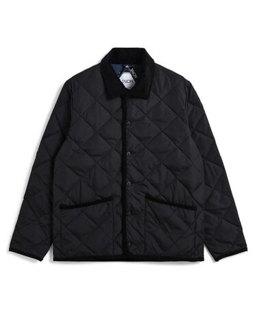 【TAION】シティ パイピングカラー ダウンカーディガン