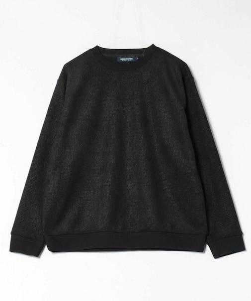 カットコール×エンボス裏起毛スウェット