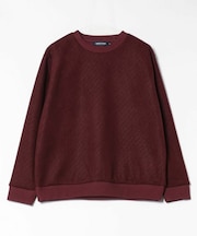 カットコール×エンボス裏起毛スウェット