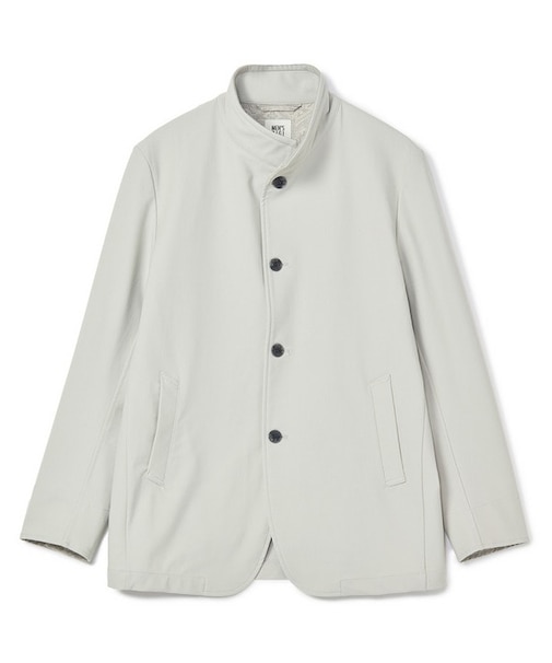 シャンブレー調ハイテンショントリコット スタンドカラーブルゾン＜ストレッチ＞＜接触冷感/速乾/UVカット＞