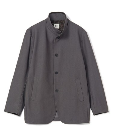 シャンブレー調ハイテンショントリコット スタンドカラーブルゾン＜ストレッチ＞＜接触冷感/速乾/UVカット＞