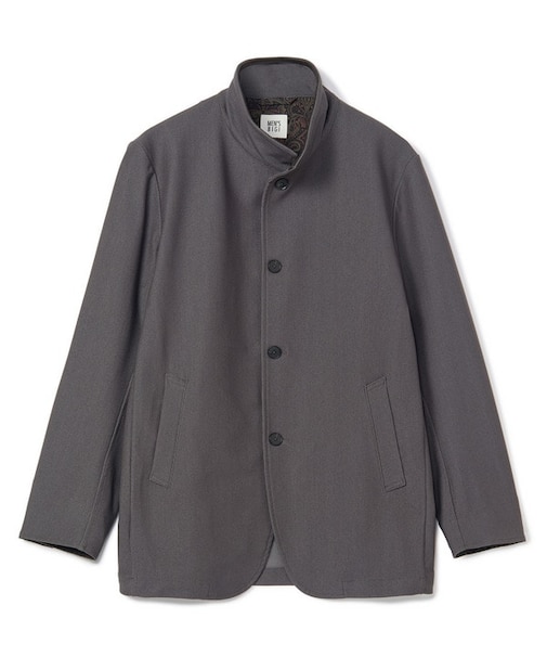 シャンブレー調ハイテンショントリコット スタンドカラーブルゾン＜ストレッチ＞＜接触冷感/速乾/UVカット＞