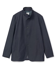 シャンブレー調ハイテンショントリコット スタンドカラーブルゾン＜ストレッチ＞＜接触冷感/速乾/UVカット＞