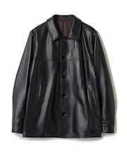 ライトラムレザー カバーオールブルゾン