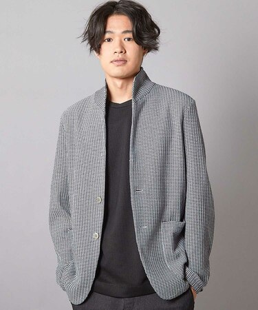 ニットJQDスタンドカラーJKT