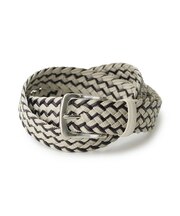 レザーミックス イタリアンメッシュベルト