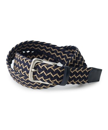 レザーミックス イタリアンメッシュベルト