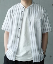ドビージャガードバンドカラー半袖シャツ