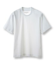 【ACTIVE TAILOR/アクティブテイラー】シルケットスムースクルーネックTシャツ＜接触冷感 / UVカット＞