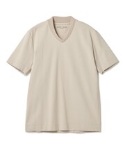 【ACTIVE TAILOR/アクティブテイラー】シルケットスムースクルーネックTシャツ＜接触冷感 / UVカット＞