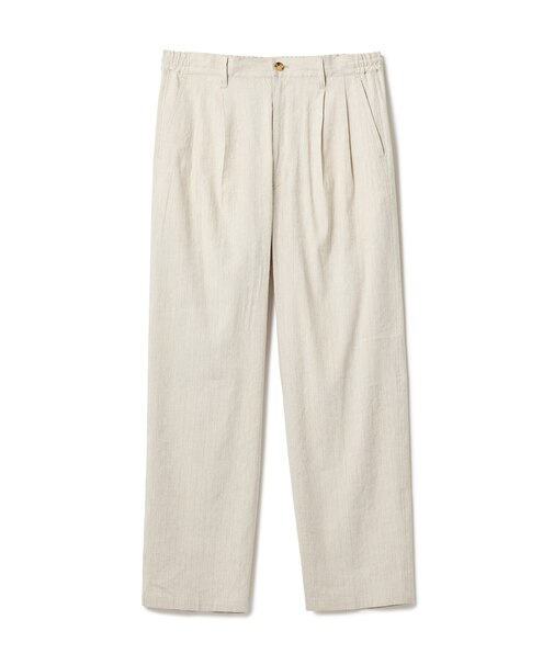 SMART MERINO/ヴィスコースリネン 2タックイージーパンツ＜軽量/通気性＞＜ストレッチ＞