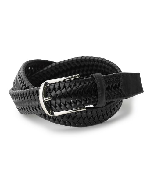 【DOMODOSSOLA/ドモドッソラ】レザーメッシュプレーンベルト