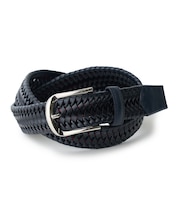 【DOMODOSSOLA/ドモドッソラ】レザーメッシュプレーンベルト