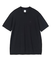 【COLE HAAN/コール ハーン】別注 ロゴ刺繍ニット半袖Tシャツ＜持続冷感＞