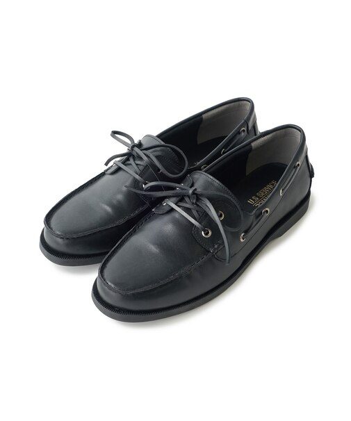 合皮デッキシューズ