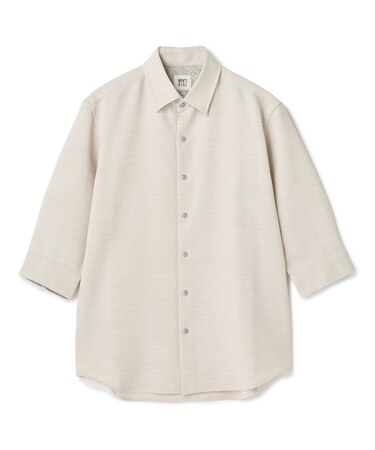 ブッチャー七分袖シャツ＜ストレッチ/イージーケア/吸汗性/通気性＞