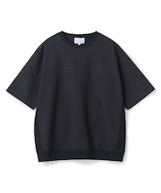 シルケットポンチリブコンビTシャツ＜ストレッチ・マシンウォッシャブル・接触冷感＞