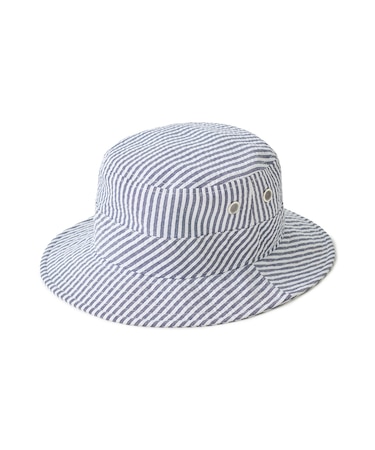 シアサッカーバケットハット