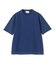 ニット×ポンチコンビハーフスリーブTシャツ＜ストレッチ・マシンウォッシャブル＞
