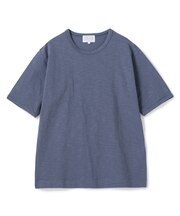 スラブ天竺袖刺繍Tシャツ