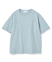 スラブ天竺袖刺繍Tシャツ