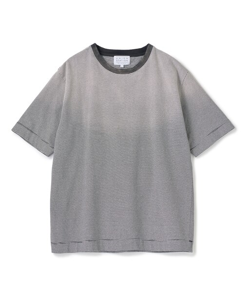 ヴィンテージライクミジンボーダーTシャツ＜ストレッチ・マシンウォッシャブル＞