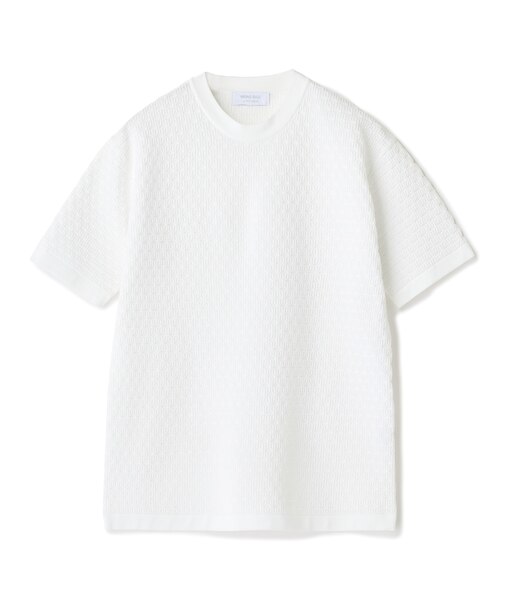 【ACTIVE TAILOR】ブリスターニットジャカードＴシャツ＜通気性/速乾性＞