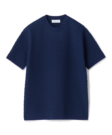 【ACTIVE TAILOR】ブリスターニットジャカードＴシャツ＜通気性/速乾性＞