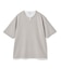 ミニワッフルキーネックレイヤードTシャツ