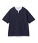 ミニワッフルキーネックレイヤードTシャツ