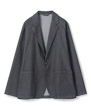 メッシュデニムジャケット〈ストレッチ・軽量・ハンドウォッシャブル・通気性〉