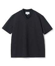 VネックテイラーTシャツ〈ストレッチ・マシンウォッシャブル・防臭・接触冷感〉