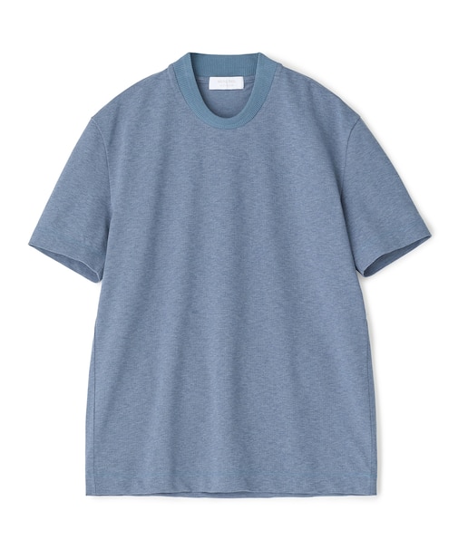 東レPrimeflex 麻調ドットメッシュ クルーネックTシャツ＜吸水速乾/通気性＞